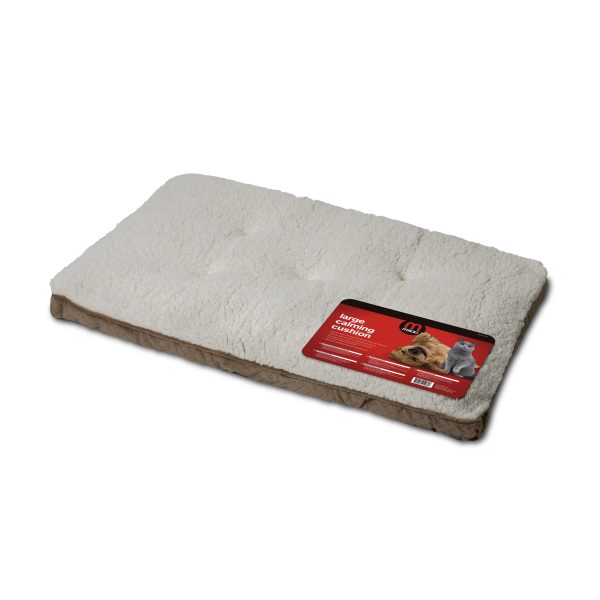 Coussin calmant Sherpa L Marron