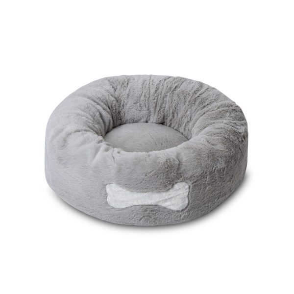 Calming Donut Bed M Grey