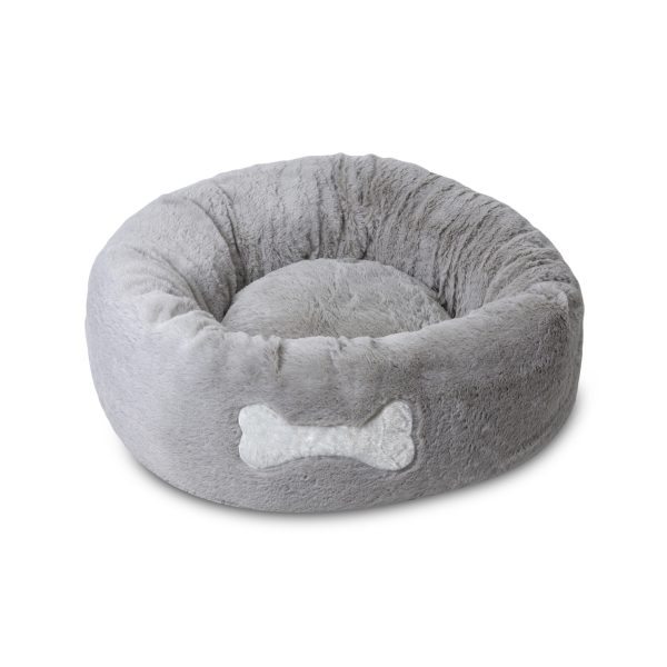 Calming Donut Bed L Grey