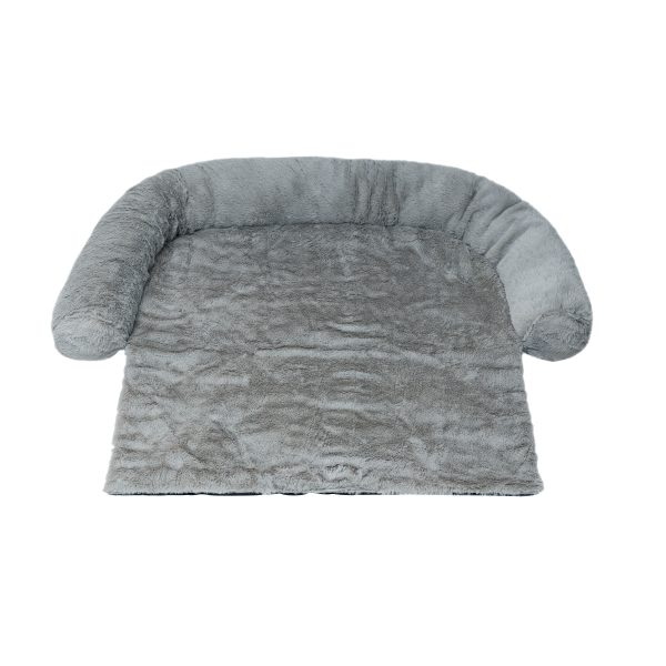Calming Sofa Snuggler Blanket Bed Grey - Large