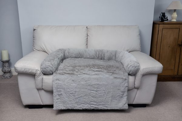 Calming Sofa Snuggler Blanket Bed Grey - Large