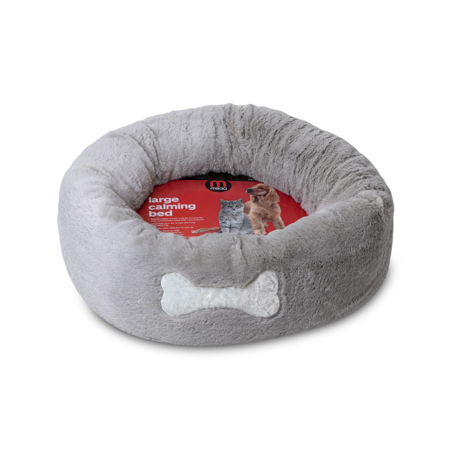 Calming bed for pets best sale